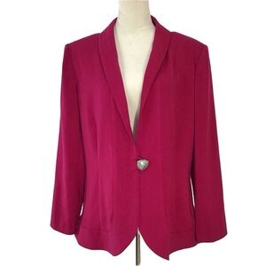 Design Todays Fushcia Pink Blazer Women’s Size XL